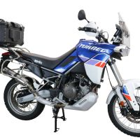 GPR TECH Aprilia Tuareg 660 2021/2024 e5 Topcase aus Aluminium, schwarze Farbe mit spezifischer Platte enthalten Kapazität Liter 55