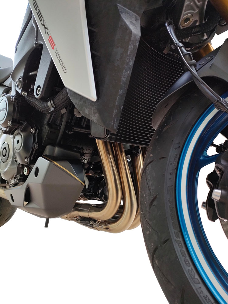 GPR auspuff kompatibel mit  Suzuki Gsx-S 1000 GX 2024-2025, Decatalizzatore, Decat Pipe, Katalysatorabscheider, artikel ohne Genehmigung 
