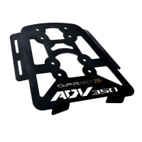 GPR TECH Honda Forza 350 2021/2024 e5 Spezifische Montageplatte Top Case ALPITECH 26 LT kompatibel mit Original-Gepäckträger, aus Edelstahl mit 4 Verankerungspunkten