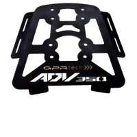GPR TECH Honda Forza 350 2021/2024 e5 Spezifische Montageplatte Top Case ALPITECH 55 LT kompatibel mit Original-Gepäckträger, aus Edelstahl mit 4 Verankerungspunkten
