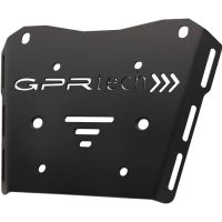 GPR TECH Honda Transalp 750  2023/2024 e5 Topcase aus Aluminium, silberfarben mit spezifischer Platte inklusive Kapazität Liter 55