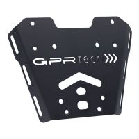 GPR TECH Honda X-Adv 750 2016/2020 e4 Spezifische Montageplatte Top Case ALPITECH 35>55 LT kompatibel mit Original-Gepäckträger, aus Edelstahl mit 4 Verankerungspunkten