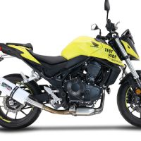 GPR auspuff kompatibel mit  Honda CB 750 Hornet  2023-2024, Albus Evo4, Zugelassener legaler Slip-On-Auspuff mit Abe, einschließlich abnehmbarem DB-Killer und Verbindungsrohr 