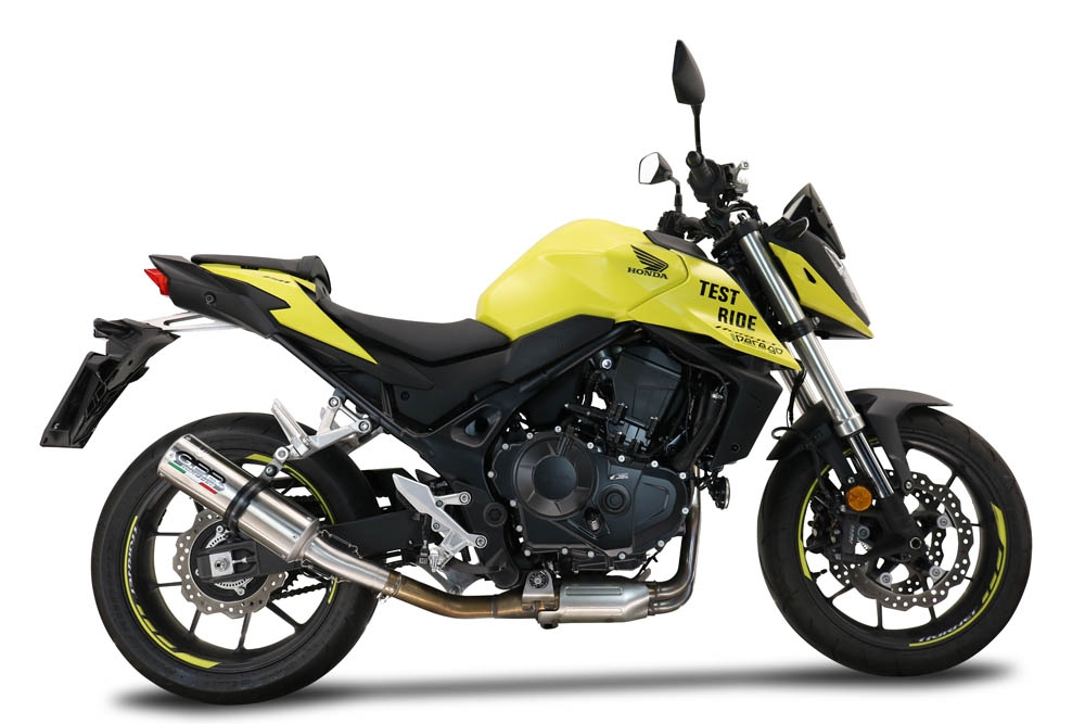 GPR auspuff kompatibel mit  Honda CB 750 Hornet  2023-2024, M3 Inox , Zugelassener legaler Slip-On-Auspuff mit Abe, einschließlich abnehmbarem DB-Killer und Verbindungsrohr 