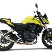 GPR auspuff kompatibel mit  Honda CB 750 Hornet  2023-2024, M3 Inox , Zugelassener legaler Slip-On-Auspuff mit Abe, einschließlich abnehmbarem DB-Killer und Verbindungsrohr 