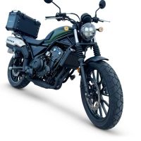 GPR TECH Honda CL 500 2023/2025 Topcase aus Aluminium, schwarze Farbe mit spezifischer Platte enthalten Kapazität Liter 35