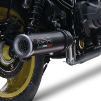GPR auspuff kompatibel mit  Honda Cmx 1100 Rebel 2021-2024, M3 Black Titanium, Zugelassener legaler Slip-On-Auspuff mit Abe, einschließlich abnehmbarem DB-Killer und Verbindungsrohr 
