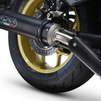 GPR auspuff kompatibel mit  Honda Cmx 1100 Rebel 2021-2024, M3 Black Titanium, Zugelassener legaler Slip-On-Auspuff mit Abe, einschließlich abnehmbarem DB-Killer und Verbindungsrohr 