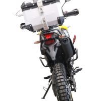 GPR TECH Voge 300Rally 2022/2024 e5 Topcase aus Aluminium, silberfarben mit spezifischer Platte inklusive Kapazität Liter 26