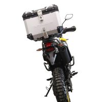 GPR TECH Voge 300Rally 2022/2024 e5 Topcase aus Aluminium, silberfarben mit spezifischer Platte inklusive Kapazität Liter 35