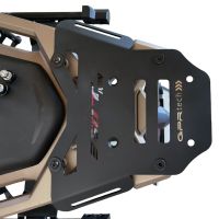 GPR TECH Zontes 350 T1 ADV 2022/2024 e5 Spezifische Montageplatte Top Case ALPITECH 35 LT Spezifische Platte zur Befestigung, kompatibel mit dem Original-Gepäckträger, aus Titan mit 4 Verankerungspunkten