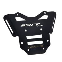 GPR TECH Zontes 350 T1 ADV 2022/2024 e5 Spezifische Montageplatte Top Case ALPITECH 35 LT Spezifische Platte zur Befestigung, kompatibel mit dem Original-Gepäckträger, aus Titan mit 4 Verankerungspunkten