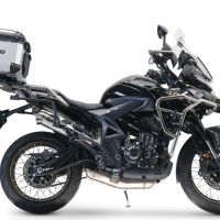 GPR TECH Zontes 350 T1 ADV 2022/2024 e5 Topcase aus Aluminium, silberfarben mit spezifischer Platte inklusive Kapazität Liter 35
