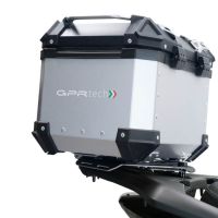 GPR TECH Honda SH 125I 2017/2024 Spezifische Montageplatte Top Case ALPITECH 35>55 LT kompatibel mit Original-Gepäckträger, aus Edelstahl mit 4 Verankerungspunkten