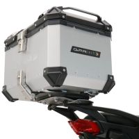 GPR TECH Ducati Multistrada V4 / V4S / V4S Sport 1100 2021/2024 Topcase aus Aluminium, silberfarben mit spezifischer Platte inklusive Kapazität Liter 35