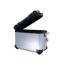 GPR TECH Ktm Adventure 890 - 890 R Rally 2020/2024 e5 Seitenkofferpaar aus Aluminium , Farbe Silber mit speziellem Gepäckträger Fassungsvermögen 38 Liter + 38 Liter