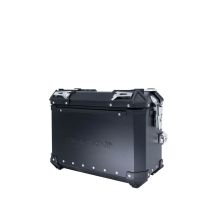 GPR TECH Bmw F 750 Gs 2021/2024 e5 Seitenkofferpaar aus Aluminium mit konturierter rechter Seite, Farbe Schwarz mit speziellem Gepäckträger Fassungsvermögen 38 Liter + 32 Liter