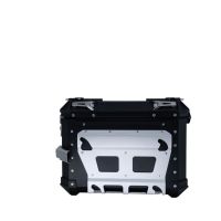 GPR TECH Bmw F 750 Gs 2021/2024 e5 Seitenkofferpaar aus Aluminium mit konturierter rechter Seite, Farbe Schwarz mit speziellem Gepäckträger Fassungsvermögen 38 Liter + 32 Liter