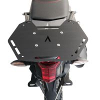 GPR TECH Voge 300Rally 2022/2024 e5 Topcase aus Aluminium, silberfarben mit spezifischer Platte inklusive Kapazität Liter 35