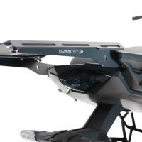 GPR TECH Kawasaki Versys 650 2017/2020 e4 Spezifische Montageplatte Top Case ALPITECH 35>55 LT kompatibel mit Original-Gepäckträger, aus Edelstahl mit 4 Verankerungspunkten