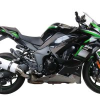 GPR auspuff kompatibel mit  Kawasaki Ninja 1000 Sx 2020-2020, Albus Evo4, Zugelassener legaler Slip-On-Auspuff mit Abe, einschließlich abnehmbarem DB-Killer und Verbindungsrohr 