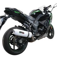 GPR auspuff kompatibel mit  Kawasaki Ninja 1000 Sx 2020-2020, Albus Evo4, Zugelassener legaler Slip-On-Auspuff mit Abe, einschließlich abnehmbarem DB-Killer und Verbindungsrohr 