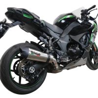 GPR auspuff kompatibel mit  Kawasaki Ninja 1000 Sx 2020-2020, New Grand Prix Evo Titanium, Zugelassener legaler Slip-On-Auspuff mit Abe, einschließlich abnehmbarem DB-Killer und Verbindungsrohr 