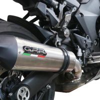 GPR auspuff kompatibel mit  Kawasaki Ninja 1000 Sx 2020-2020, New Grand Prix Evo Titanium, Zugelassener legaler Slip-On-Auspuff mit Abe, einschließlich abnehmbarem DB-Killer und Verbindungsrohr 