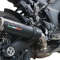 GPR auspuff kompatibel mit  Kawasaki Ninja 1000 Sx 2021-2024, M3 Black Titanium, Zugelassener legaler Slip-On-Auspuff mit Abe, einschließlich abnehmbarem DB-Killer und Verbindungsrohr 