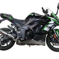 GPR auspuff kompatibel mit  Kawasaki Ninja 1000 Sx 2020-2020, M3 Inox , Rennauspuff, mit Verbindungsrohren, Artikel ohne Genehmigung 