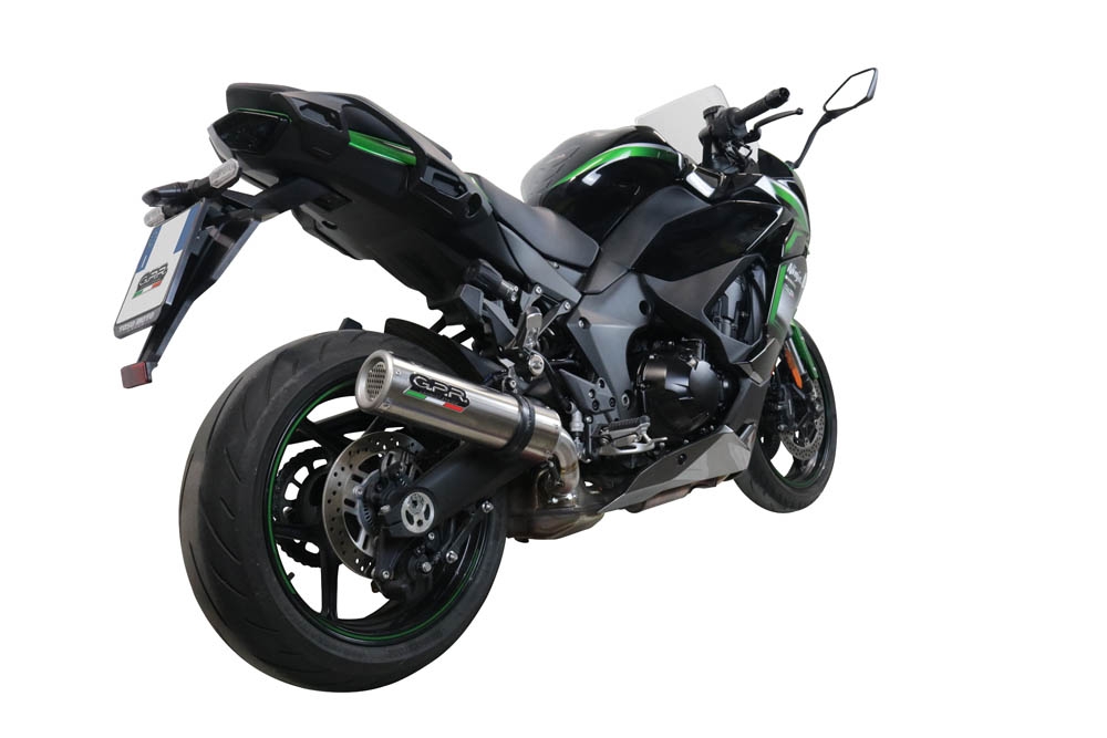 GPR auspuff kompatibel mit  Kawasaki Ninja 1000 Sx 2020-2020, M3 Inox , Rennauspuff, mit Verbindungsrohren, Artikel ohne Genehmigung 