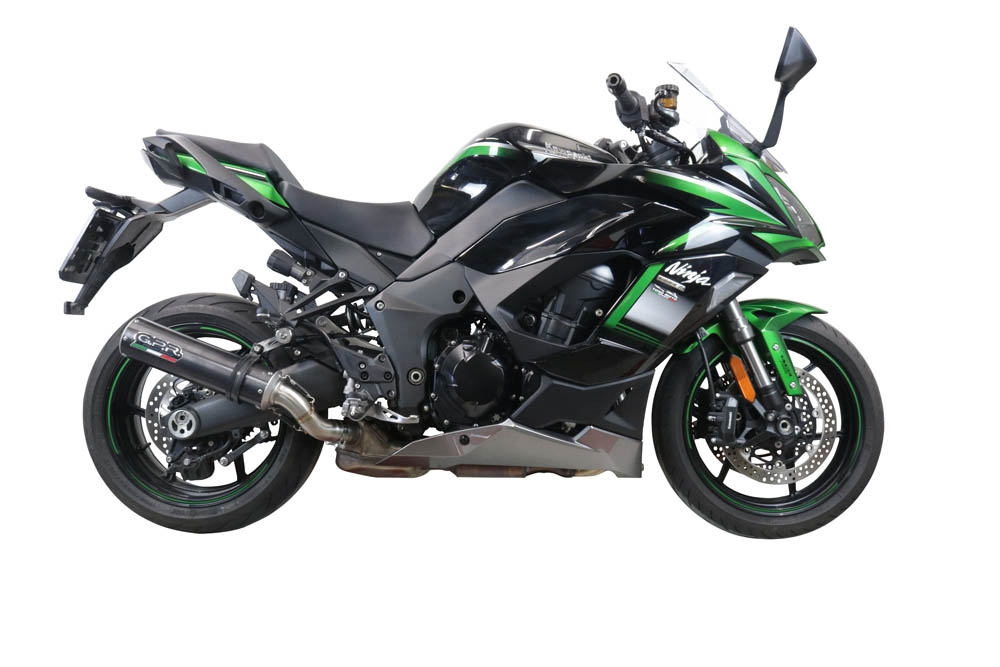 GPR auspuff kompatibel mit  Kawasaki Ninja 1000 Sx 2021-2024, M3 Poppy , Rennauspuff, mit Verbindungsrohren, Artikel ohne Genehmigung 