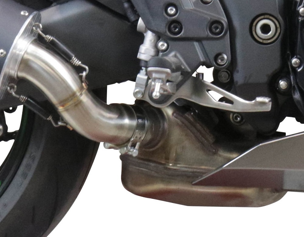 GPR auspuff kompatibel mit  Kawasaki Ninja 1000 Sx 2021-2024, M3 Poppy , Rennauspuff, mit Verbindungsrohren, Artikel ohne Genehmigung 