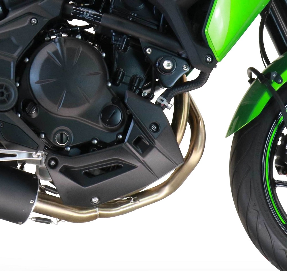 GPR auspuff kompatibel mit  Kawasaki Versys 650 2017-2020, M3 Inox , Racing-Komplettsystem-Auspuff, einschließlich Krümmer und abnehmbarem DB-Killer 