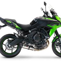 GPR auspuff kompatibel mit  Kawasaki Versys 650 2021-2022, New Grand Prix Evo Titanium, Racing-Komplettsystem-Auspuff, einschließlich Krümmer und abnehmbarem DB-Killer 