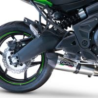 GPR auspuff kompatibel mit  Kawasaki Versys 650 2021-2022, New Grand Prix Evo Titanium, Racing-Komplettsystem-Auspuff, einschließlich Krümmer und abnehmbarem DB-Killer 