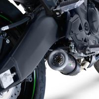 GPR auspuff kompatibel mit  Kawasaki Versys 650 2021-2022, M3 Black Titanium, Racing-Komplettsystem-Auspuff, einschließlich Krümmer und abnehmbarem DB-Killer 
