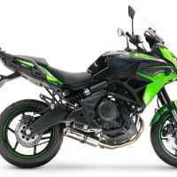 GPR auspuff kompatibel mit  Kawasaki Versys 650 2017-2020, M3 Inox , Racing-Komplettsystem-Auspuff, einschließlich Krümmer und abnehmbarem DB-Killer 
