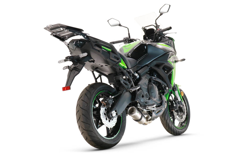 GPR auspuff kompatibel mit  Kawasaki Versys 650 2017-2020, M3 Inox , Racing-Komplettsystem-Auspuff, einschließlich Krümmer und abnehmbarem DB-Killer 