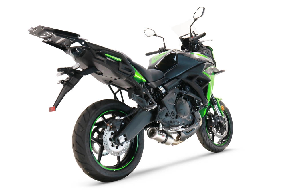 GPR auspuff kompatibel mit  Kawasaki Versys 650 2017-2020, M3 Inox , Racing-Komplettsystem-Auspuff, einschließlich Krümmer und abnehmbarem DB-Killer 