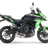 GPR auspuff kompatibel mit  Kawasaki Versys 650 2015-2016, Satinox , Zugelassener legaler Vollanlagenauspuff mit ABE, inklusive herausnehmbarem DB-Killer 