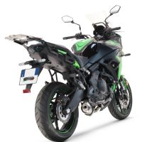 GPR auspuff kompatibel mit  Kawasaki Versys 650 2015-2016, Satinox , Zugelassener legaler Vollanlagenauspuff mit ABE, inklusive herausnehmbarem DB-Killer 
