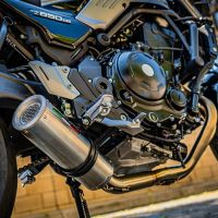 GPR auspuff kompatibel mit  Kawasaki Z 650 RS 2021-2023, M3 Inox , Kompletter Rennauspuff, geliefert mit spezifischem Krümmer, Artikel ohne Homologation 