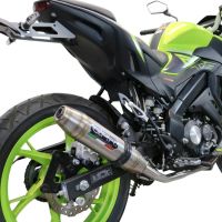 GPR auspuff kompatibel mit  Keeway Rkf 125 2021-2023, Deeptone Inox, Homologierte auspuff mit verbindungsrohr und katalysator 