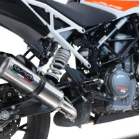 GPR auspuff kompatibel mit  Ktm Duke 390 2021-2024, M3 Inox , Rennauspuff, mit Verbindungsrohren, Artikel ohne Genehmigung 