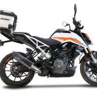GPR TECH Ktm Duke 390 2021/2023 e5 Topcase aus Aluminium, Inklusive Stahlplatte und Aluminium-Dachträger Kapazität Liter 26