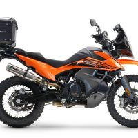 GPR TECH Husqvarna Norden 901 2022/2024 e5 Topcase aus Aluminium, schwarze Farbe mit spezifischer Platte enthalten Kapazität Liter 55
