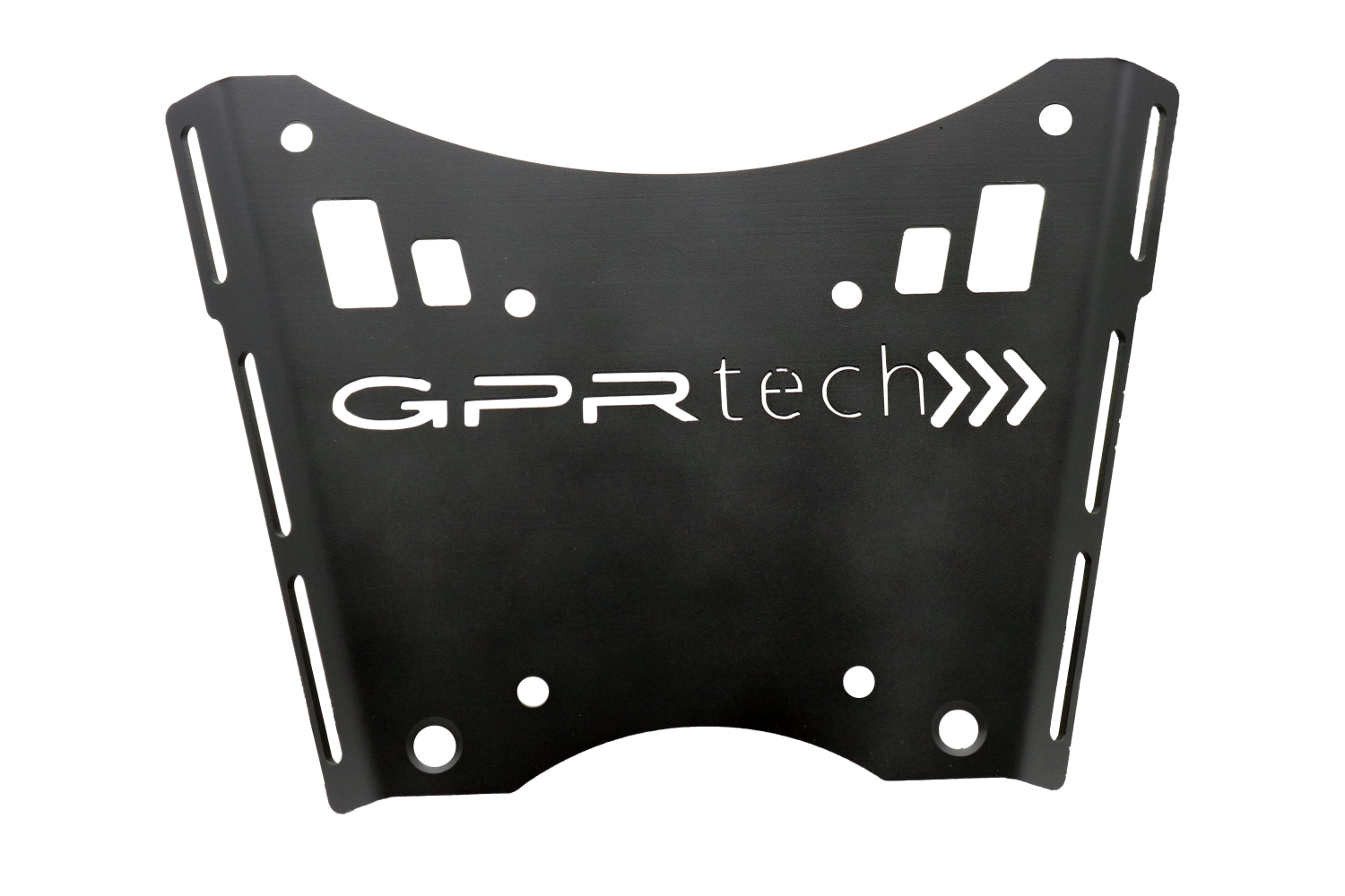GPR TECH Ktm Lc 8 Adventure 1190 2013 Topcase aus Aluminium, schwarze Farbe mit spezifischer Platte enthalten Kapazität Liter 45