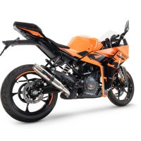 GPR auspuff kompatibel mit  Ktm Rc 390 2022-2024, Deeptone Inox, Rennauspuff, mit Verbindungsrohren, Artikel ohne Genehmigung 