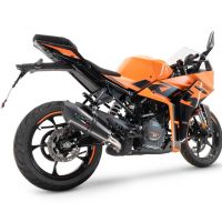 GPR auspuff kompatibel mit  Ktm Rc 390 2022-2024, New Grand Prix Evo Titanium, Zugelassener legaler Slip-On-Auspuff mit Abe, einschließlich abnehmbarem DB-Killer und Verbindungsrohr 
